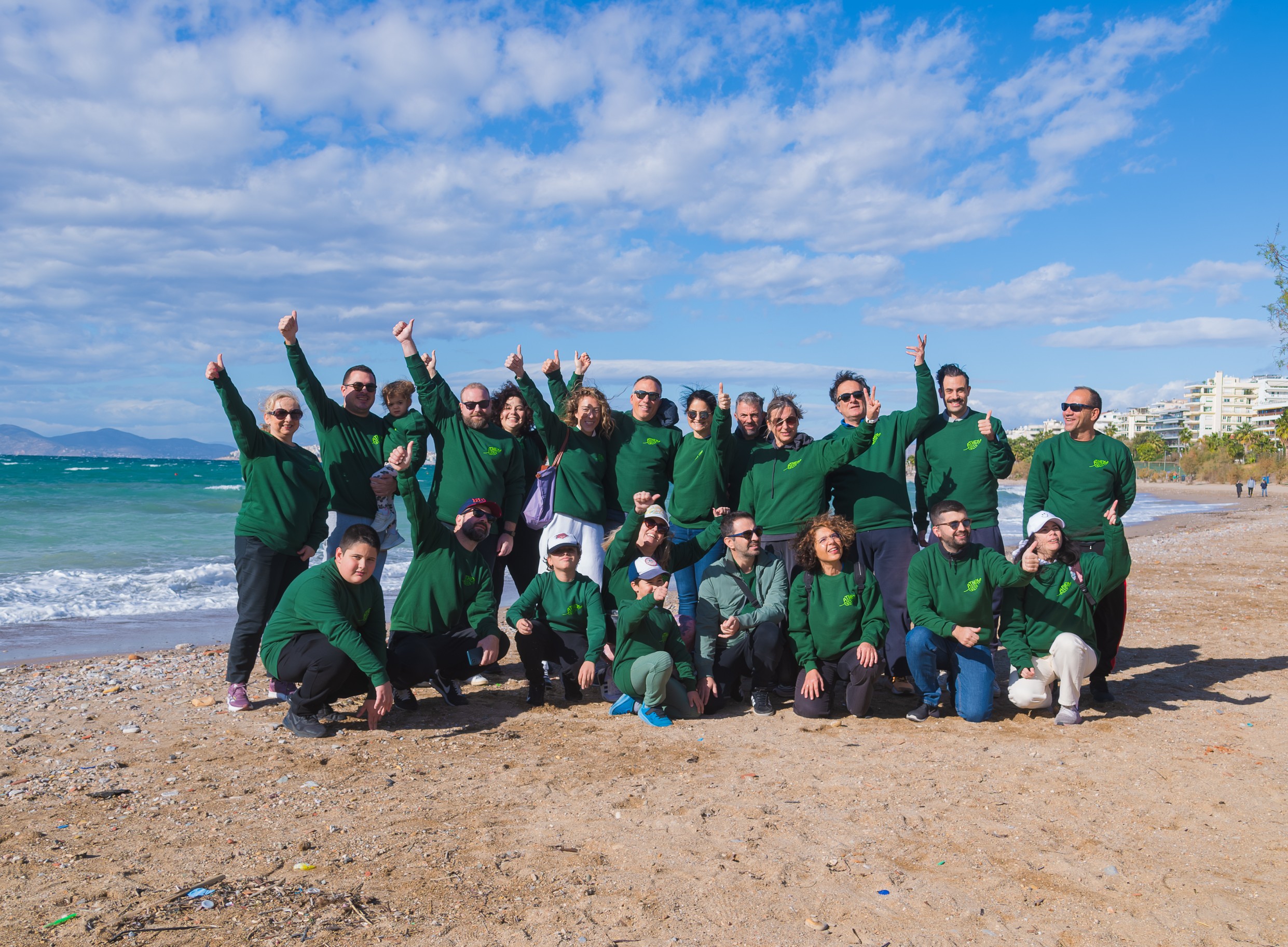 Volunteer Beach Cleanup at the Edem Beach in Paleo Faliro 