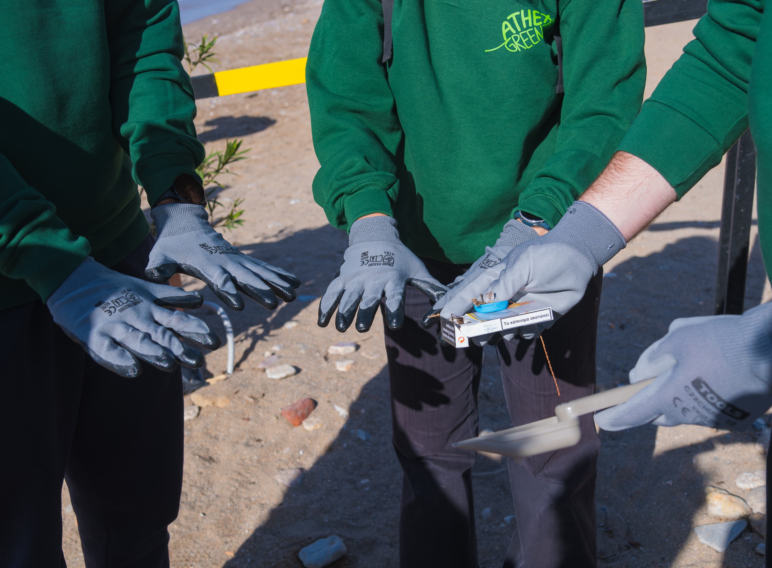 Volunteer Beach Cleanup at the Edem Beach in Paleo Faliro 