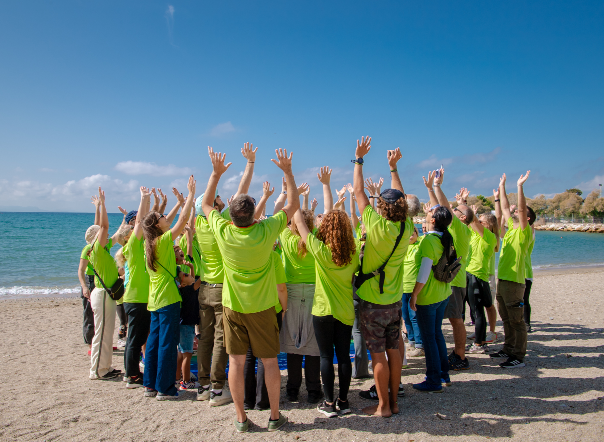 Volunteer Beach Cleanup at the Loutra Alimou Beach 